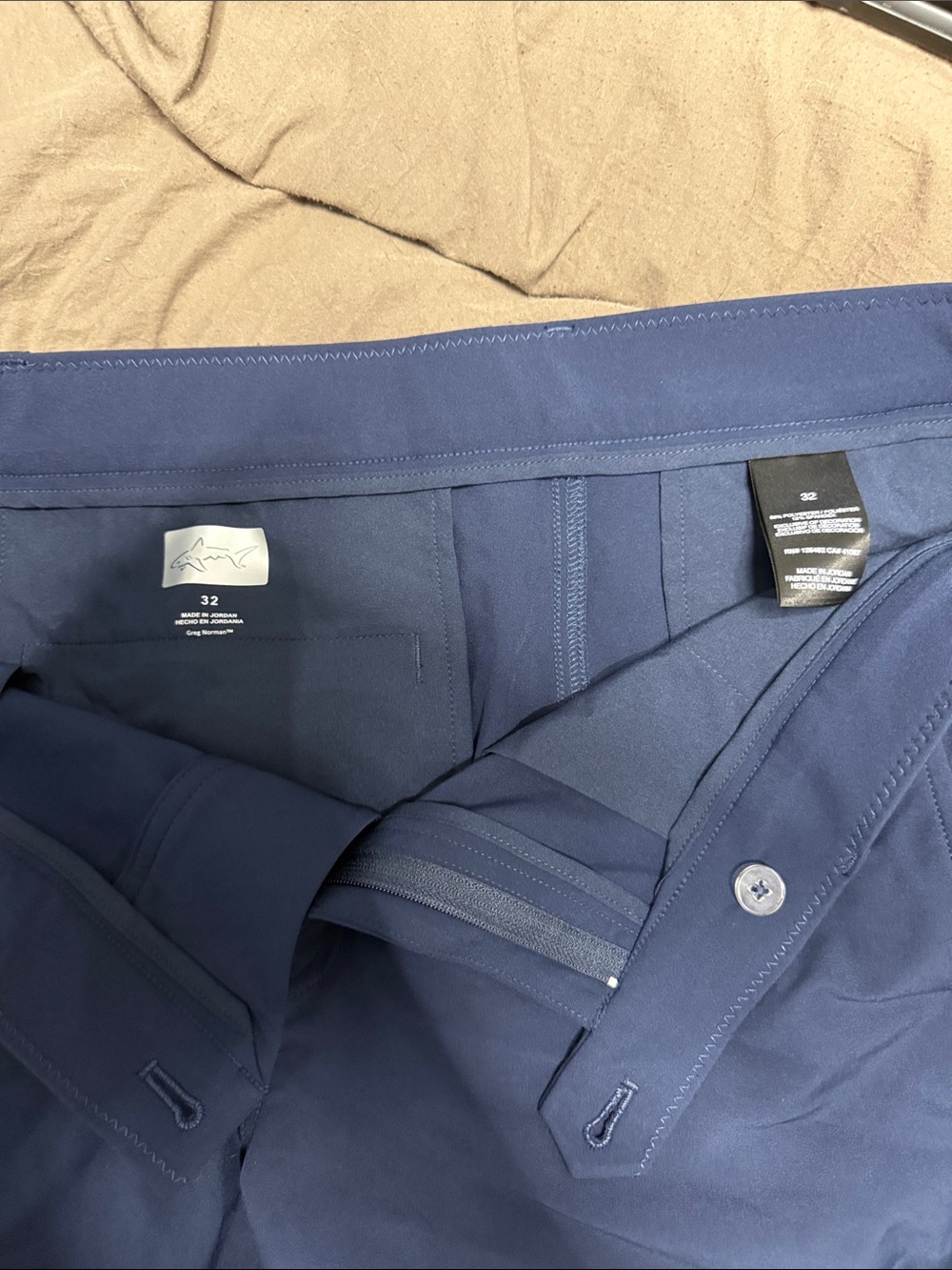 Greg Norman Collection Men's Navy Cargo Shorts